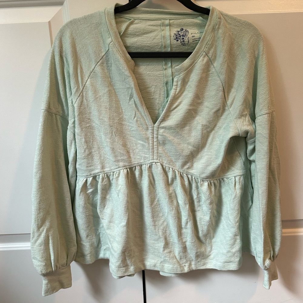 Anthropology long sleeve shirt